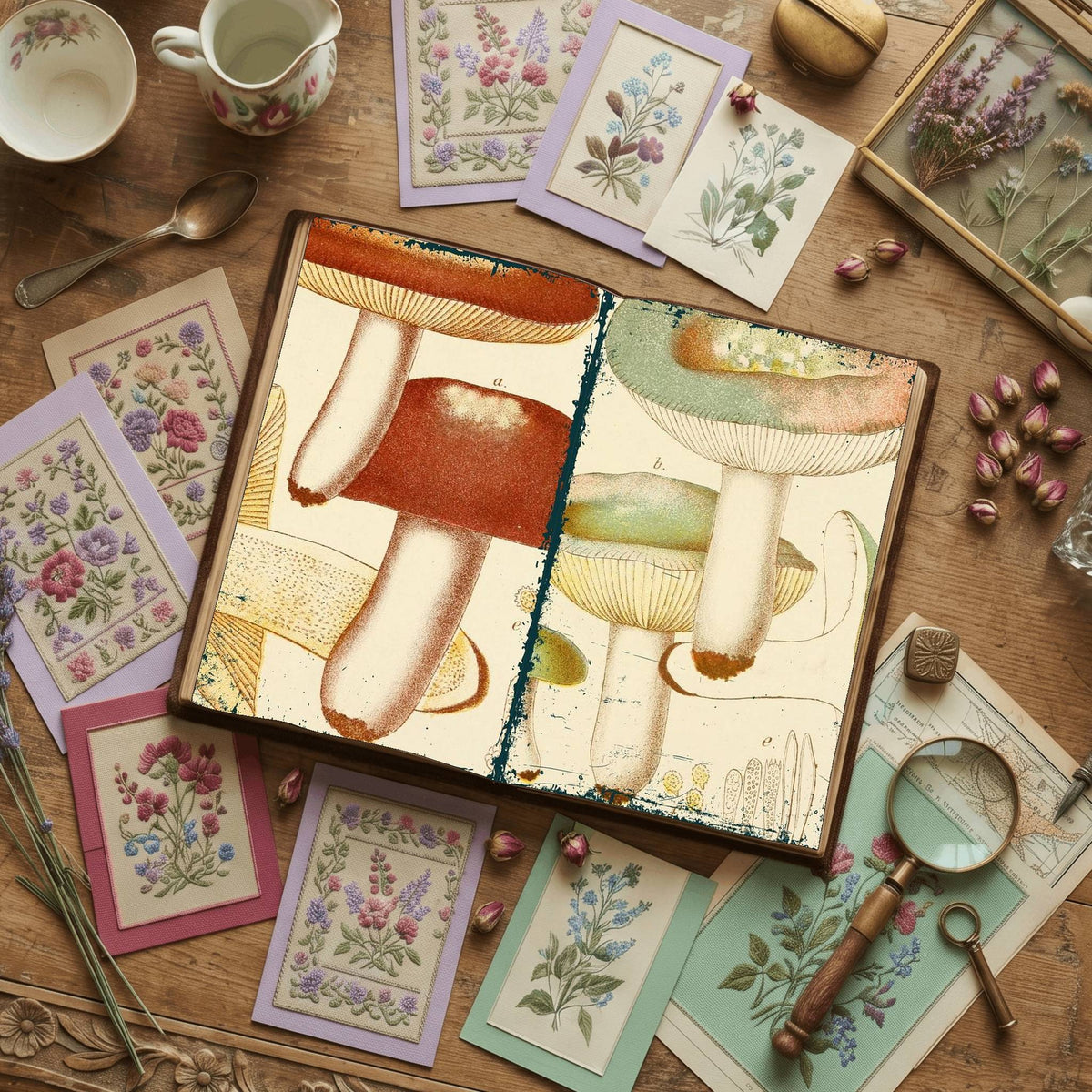 Mushroom Digital Papers
