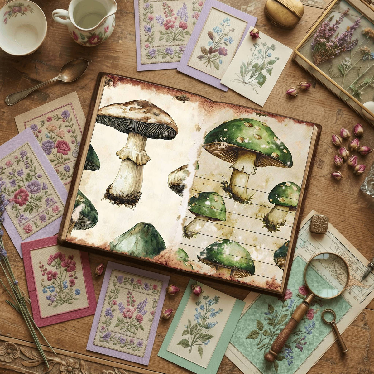 Mushroom Digital Papers