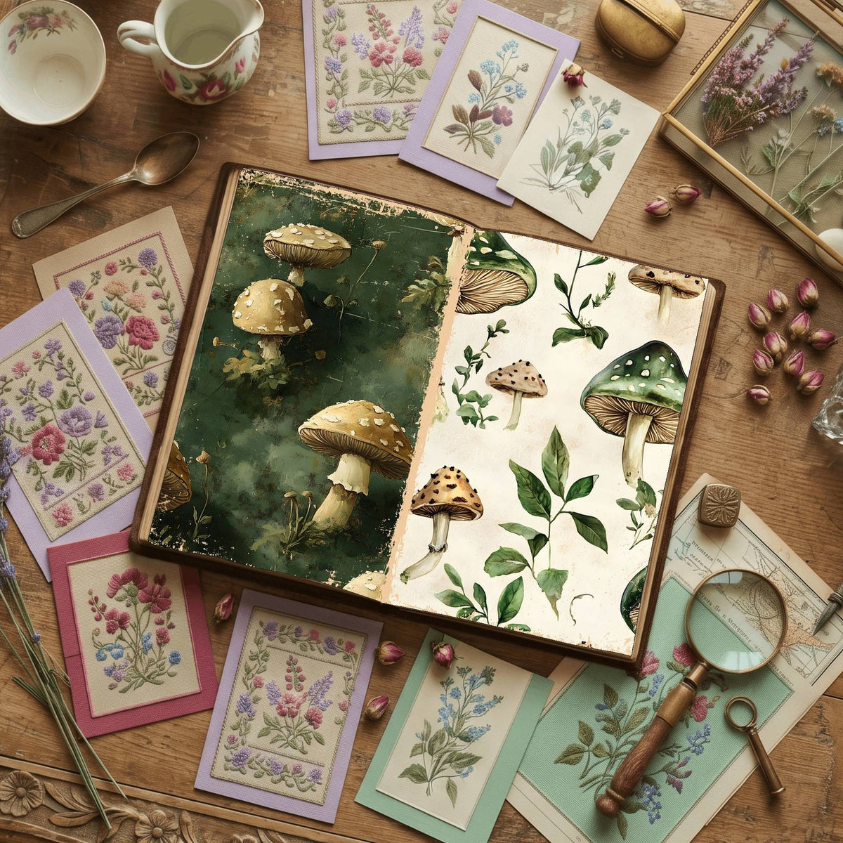 Mushroom Digital Papers