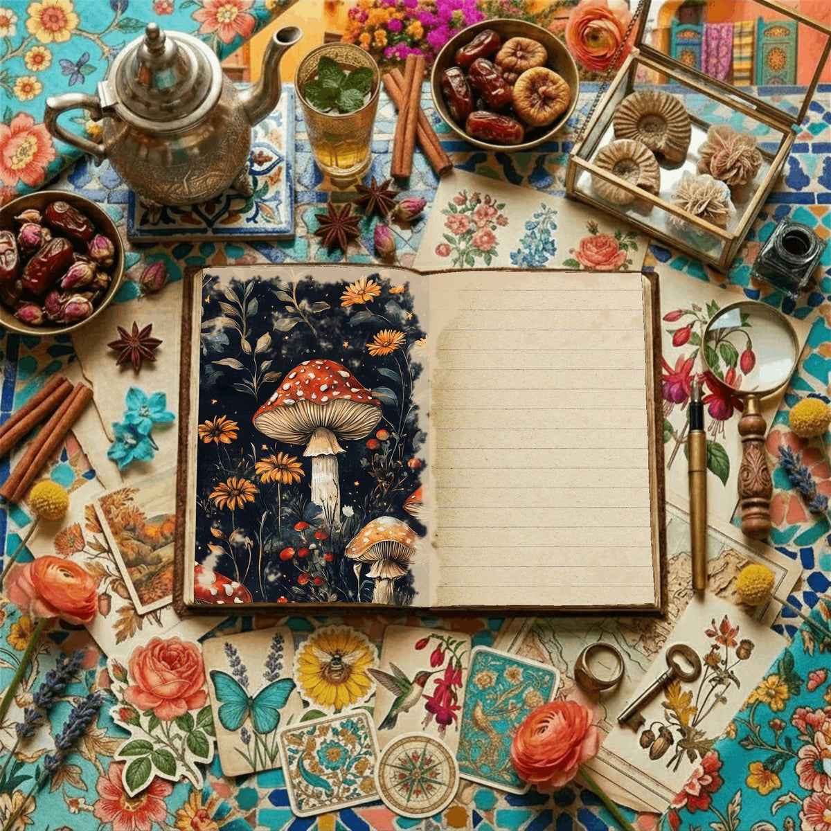 Mushroom Digital Papers