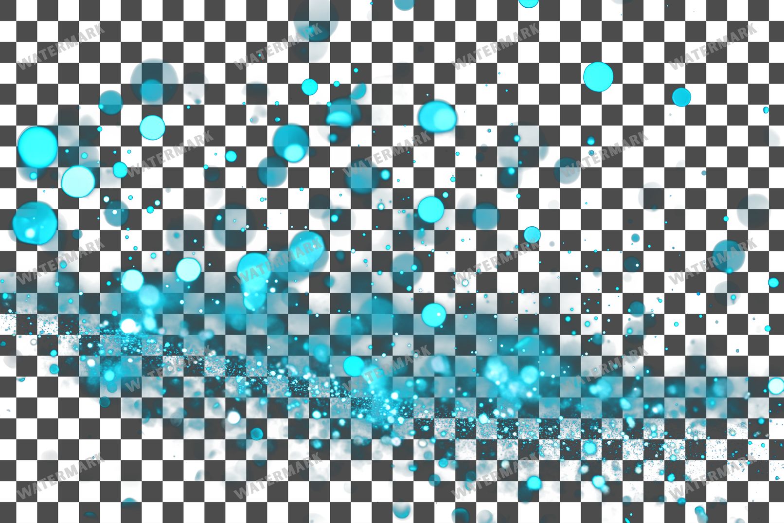 Turquoise Light Transparent Overlay Pngs