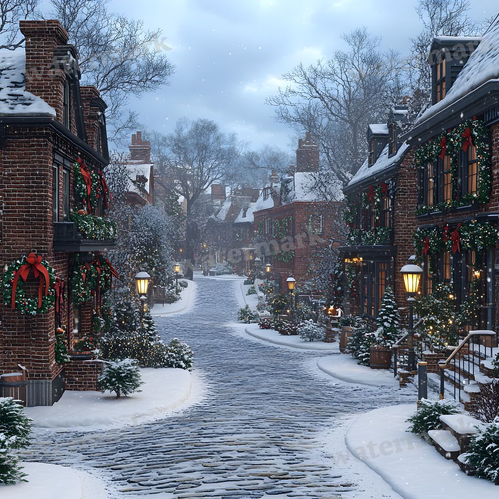 Victorian Christmas Backdrop Images