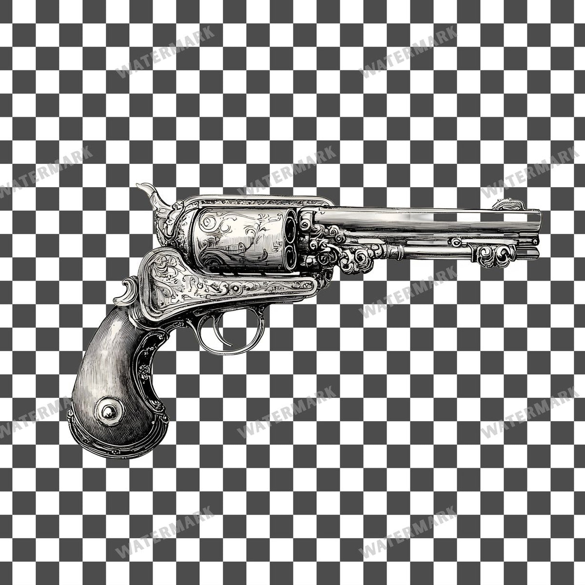 Weapon Vintage Style Clipart Pngs