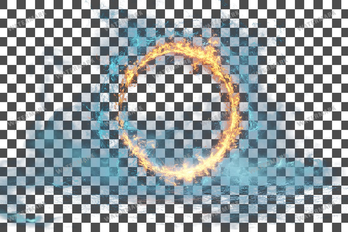 Witch Portal PNG overlay on a transparent checkered background, preview 15