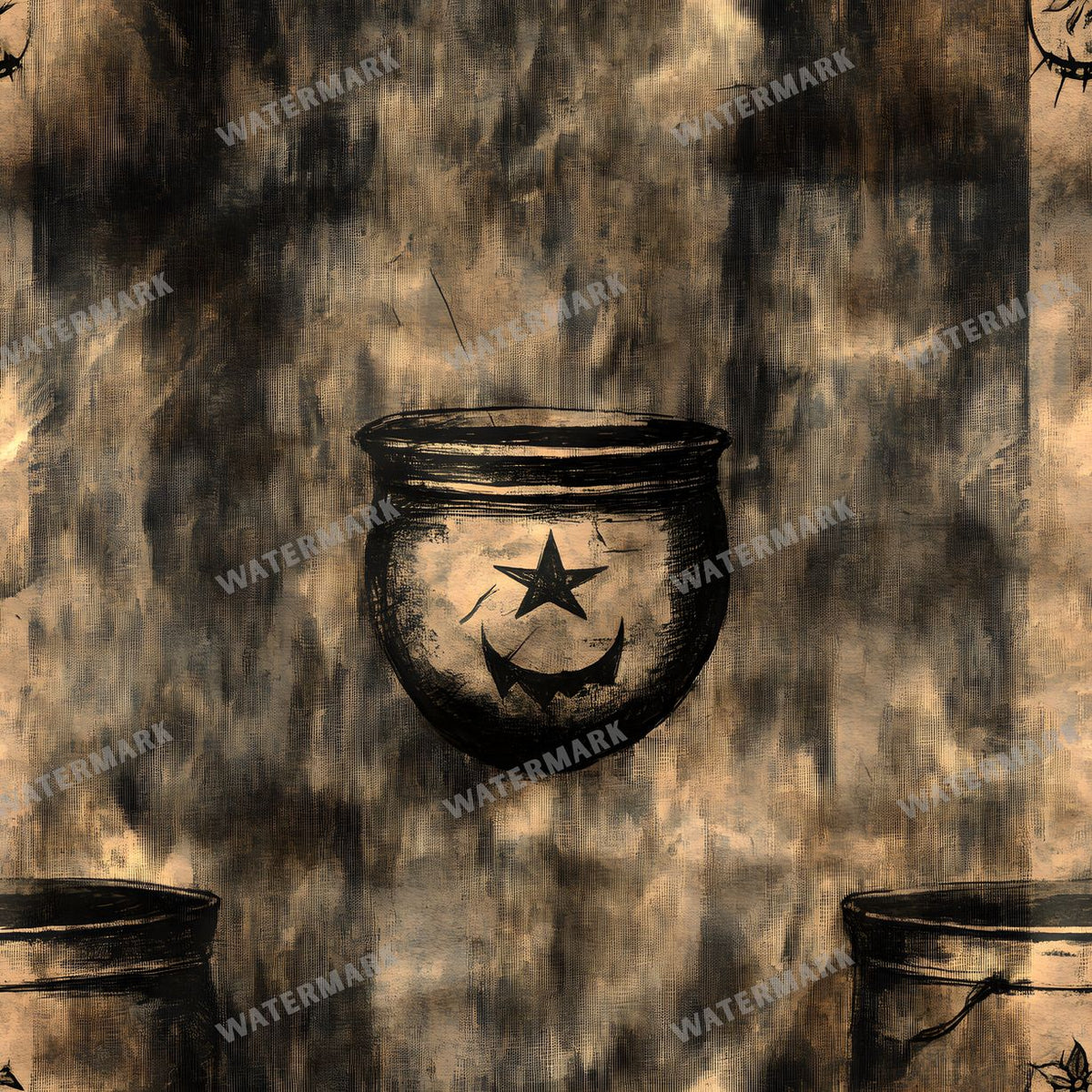 Witchcraft Seamless Pattern