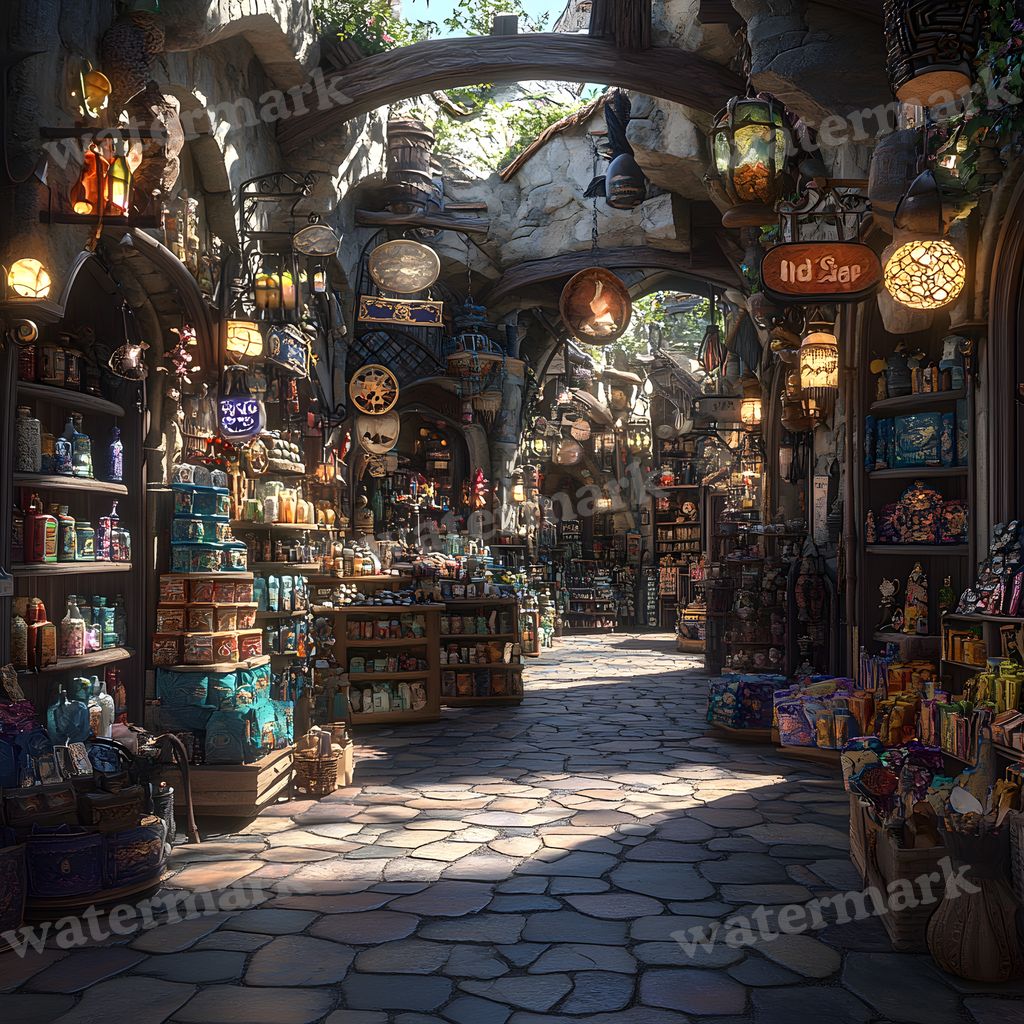 Wizarding Alley Backdrop Images