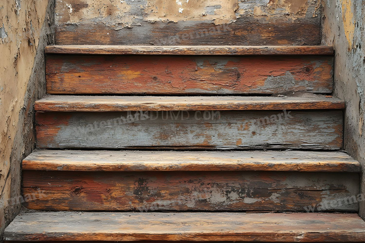 Wooden Stairrustic Vintage Backdrop Images