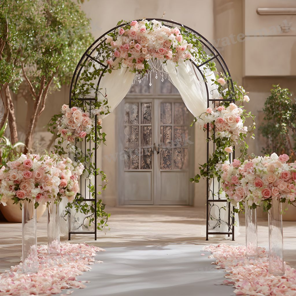 Wrought Iron Arch Decor Backdrop Images