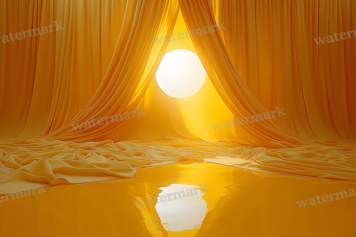 Yellow Studio Material Backdrop Images