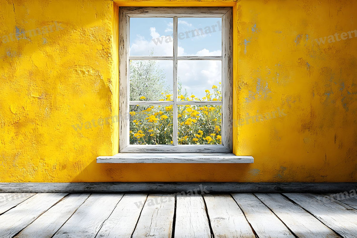 Yellow Vintage Room Backdrop Images