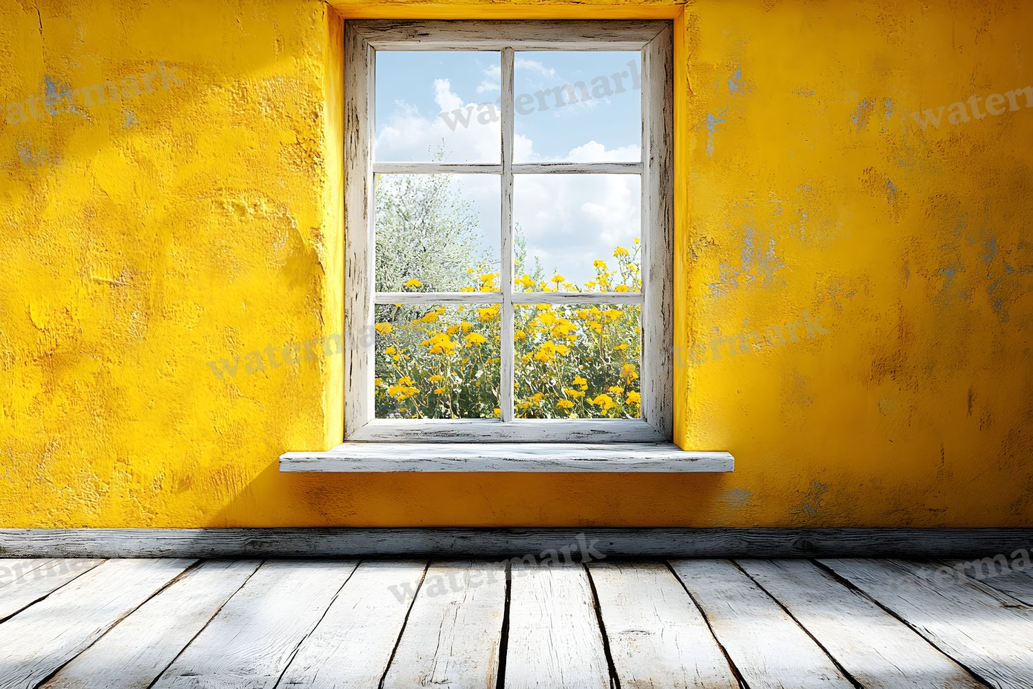 Yellow Vintage Room Backdrop Images
