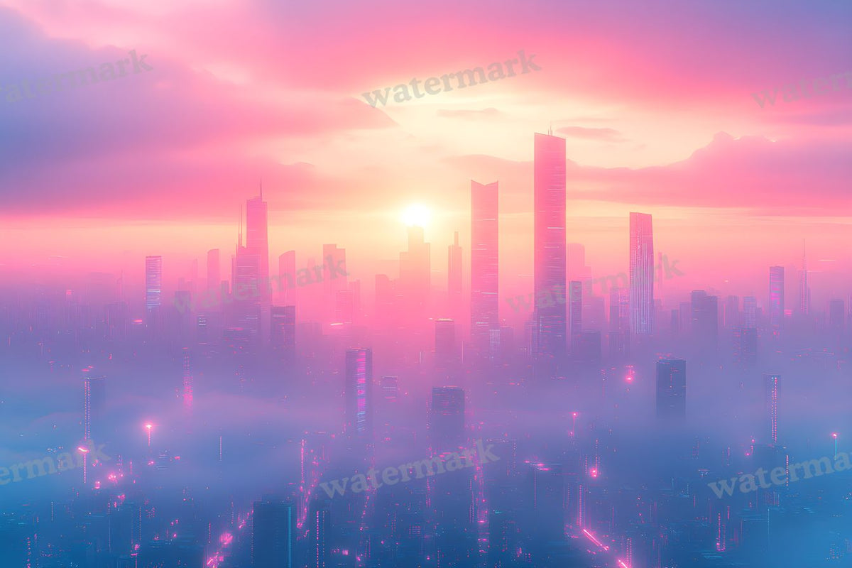 Abstract Skyline Backdrop Images