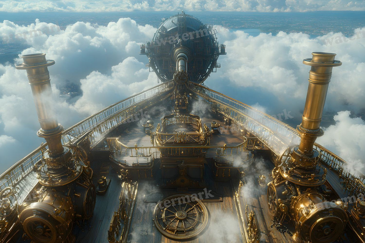 Airship Deck Backdrop Images