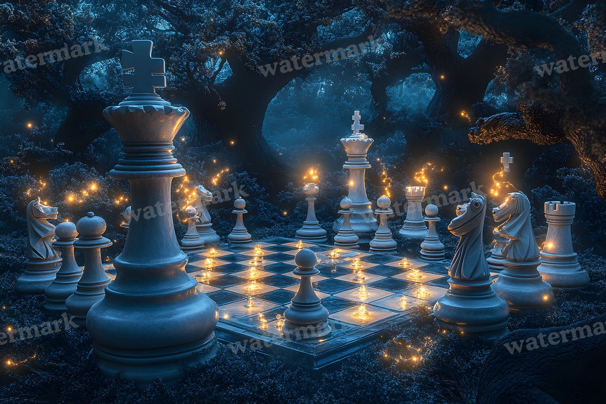 Alice Oversized Chessboard Backdrop Images