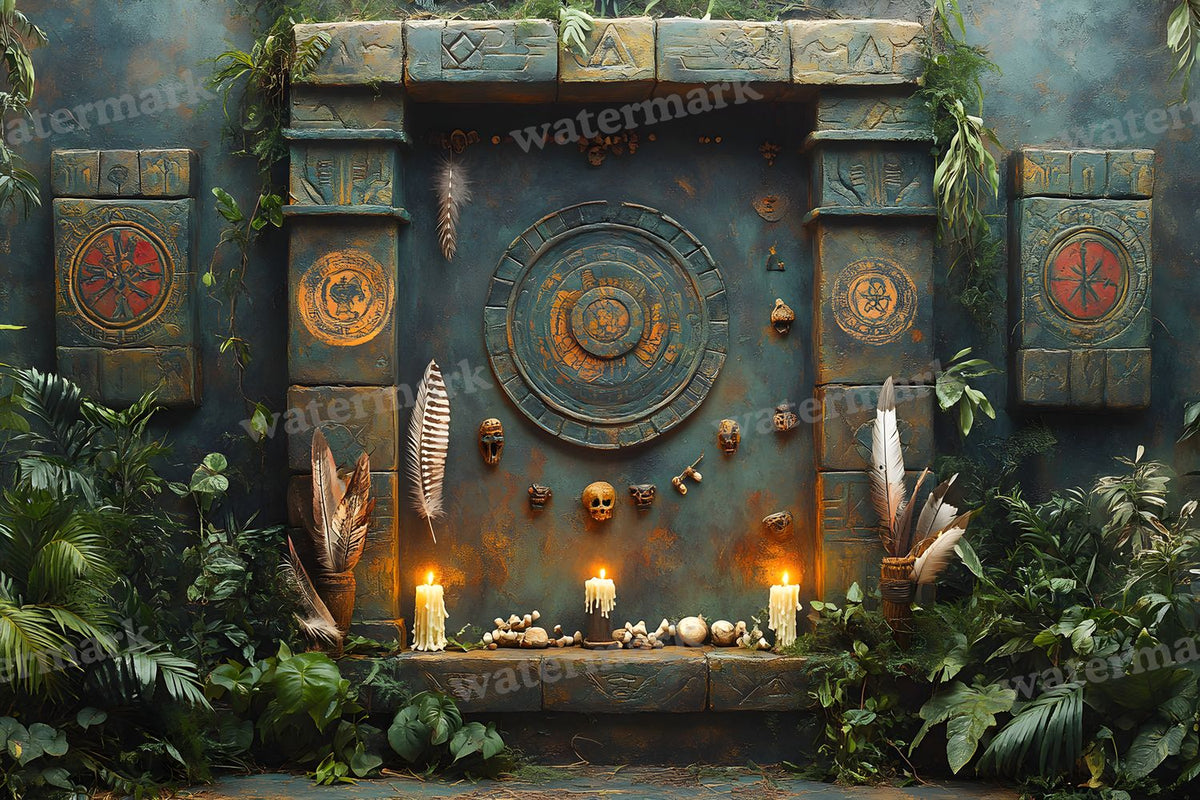 Amazonian Shamanic Ritual Backdrop Images