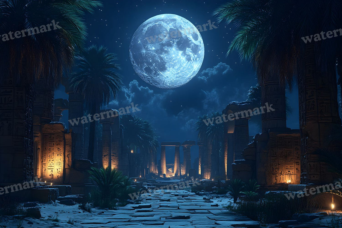 Ancient Egyptian Night Backdrop Images