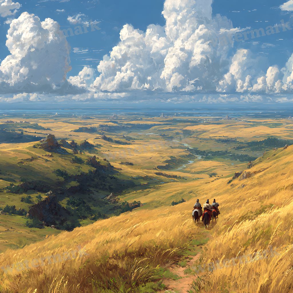 Ancient Mongolia Plains Backdrop Images