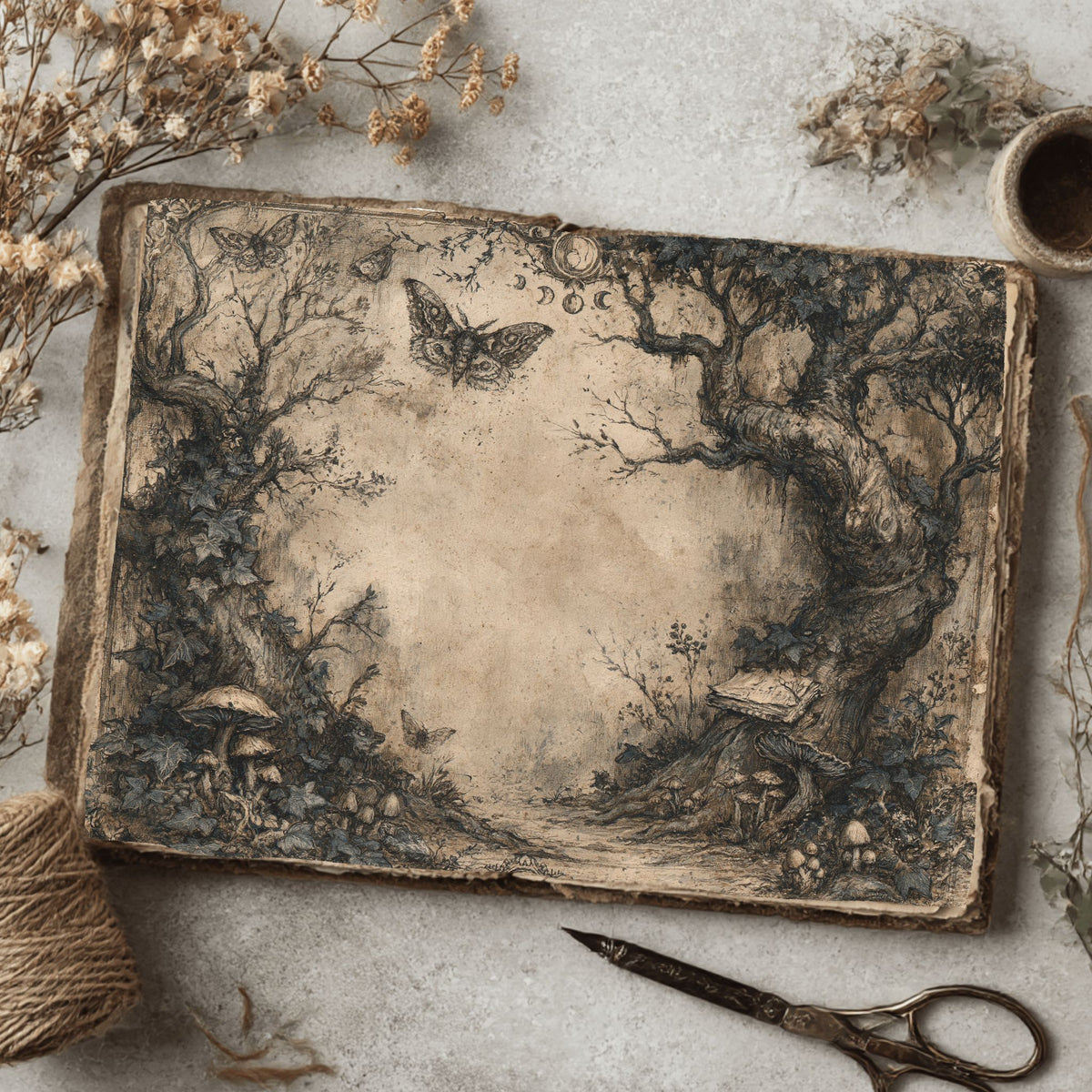Magical Forest Parchment