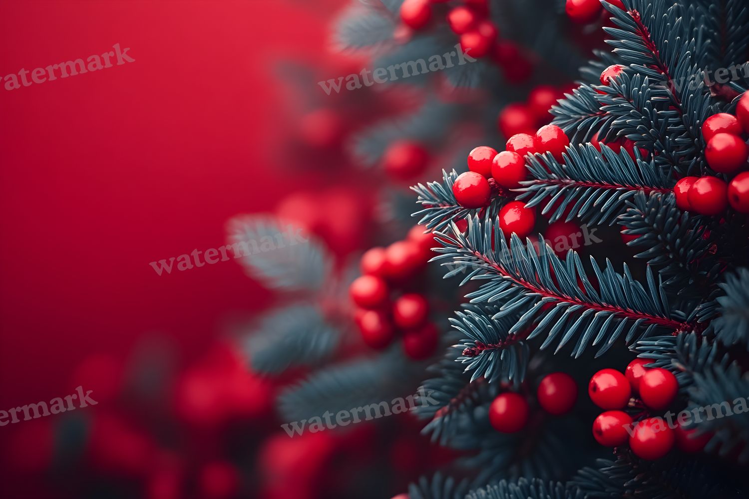 Red Christmas Backdrop Images