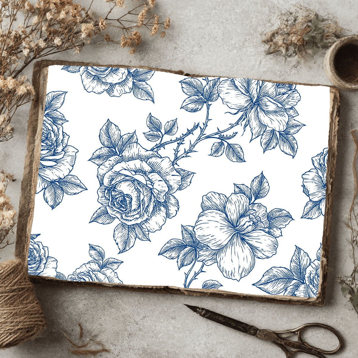 Seamless Botanical Floral Pattern