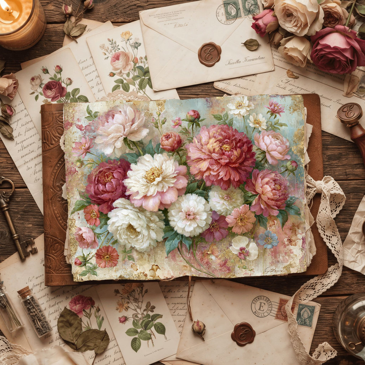 Vintage Ephemera Collage