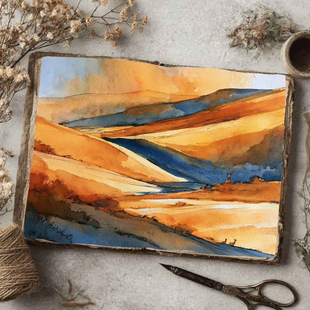 Warm Desert Landscape