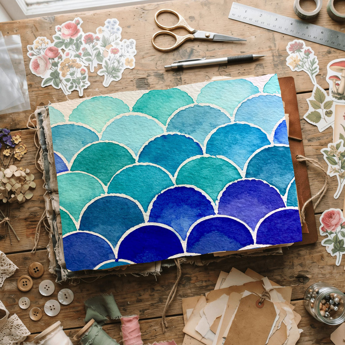 Water Wave Texture Pattern
