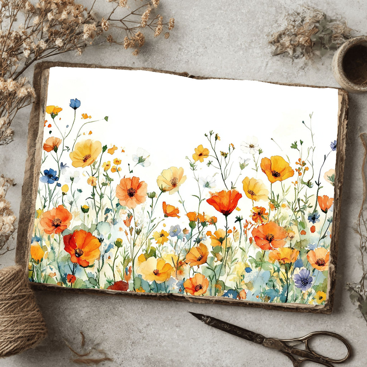 Wildflower Breeze Writing Paper