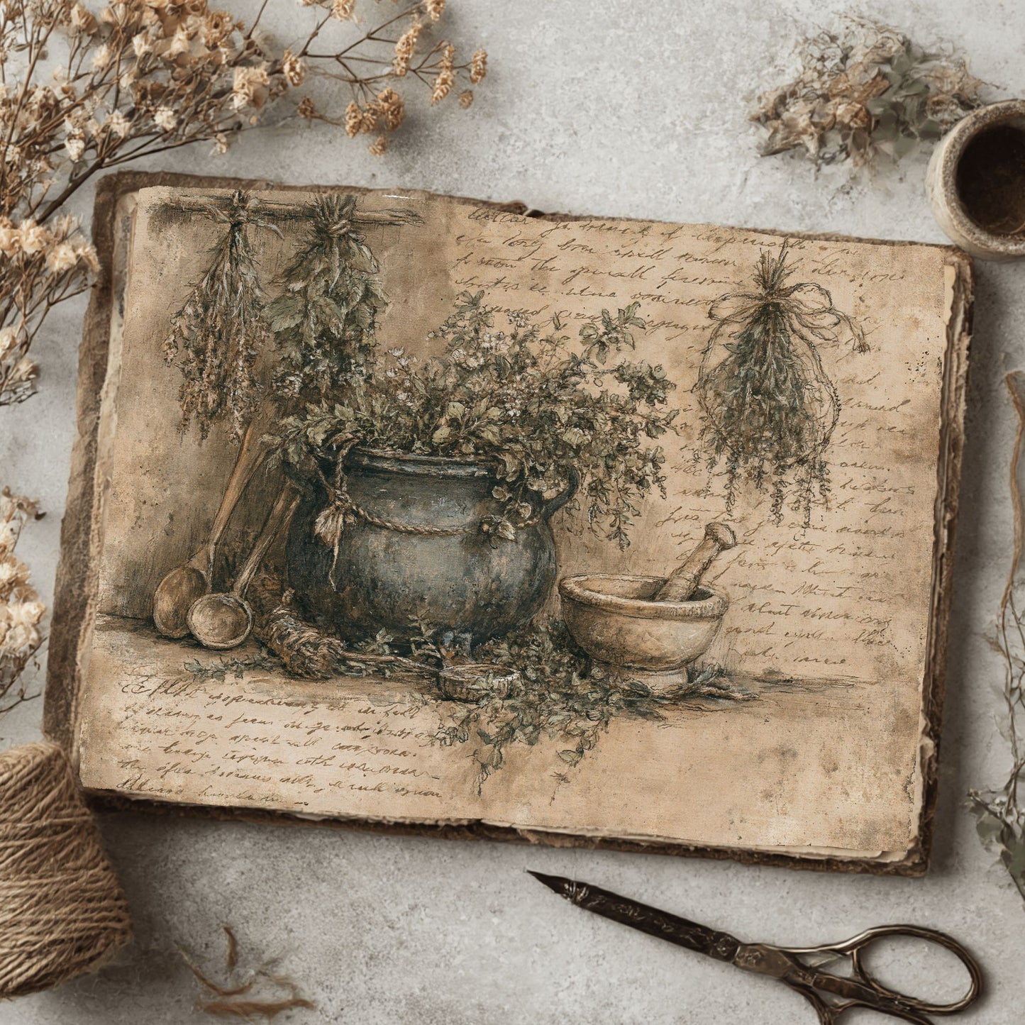 Witch'S Kitchen Recipe Journal Page