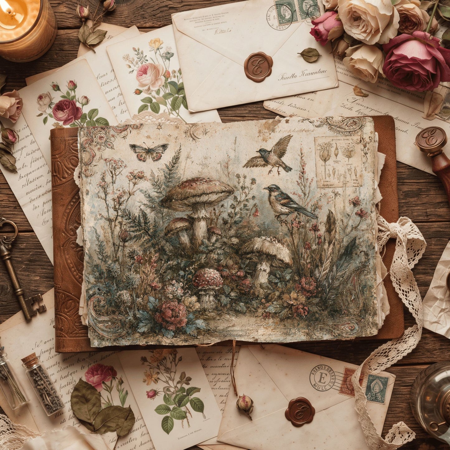 Woodland Hippie Ephemera Paper