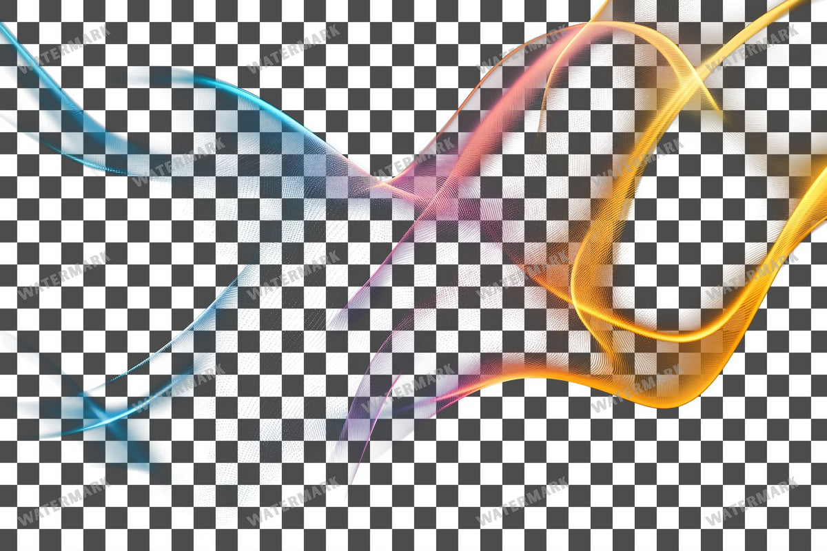 Abstract Light Form Transparent Overlay Pngs