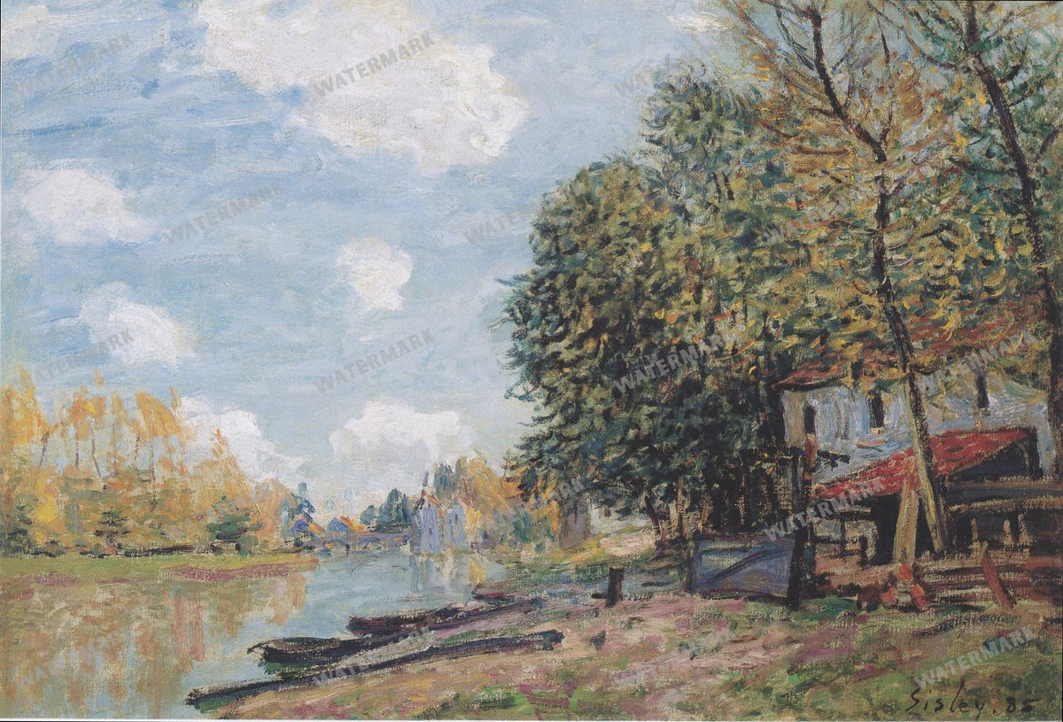 Alfred Sisley Vintage Paintings