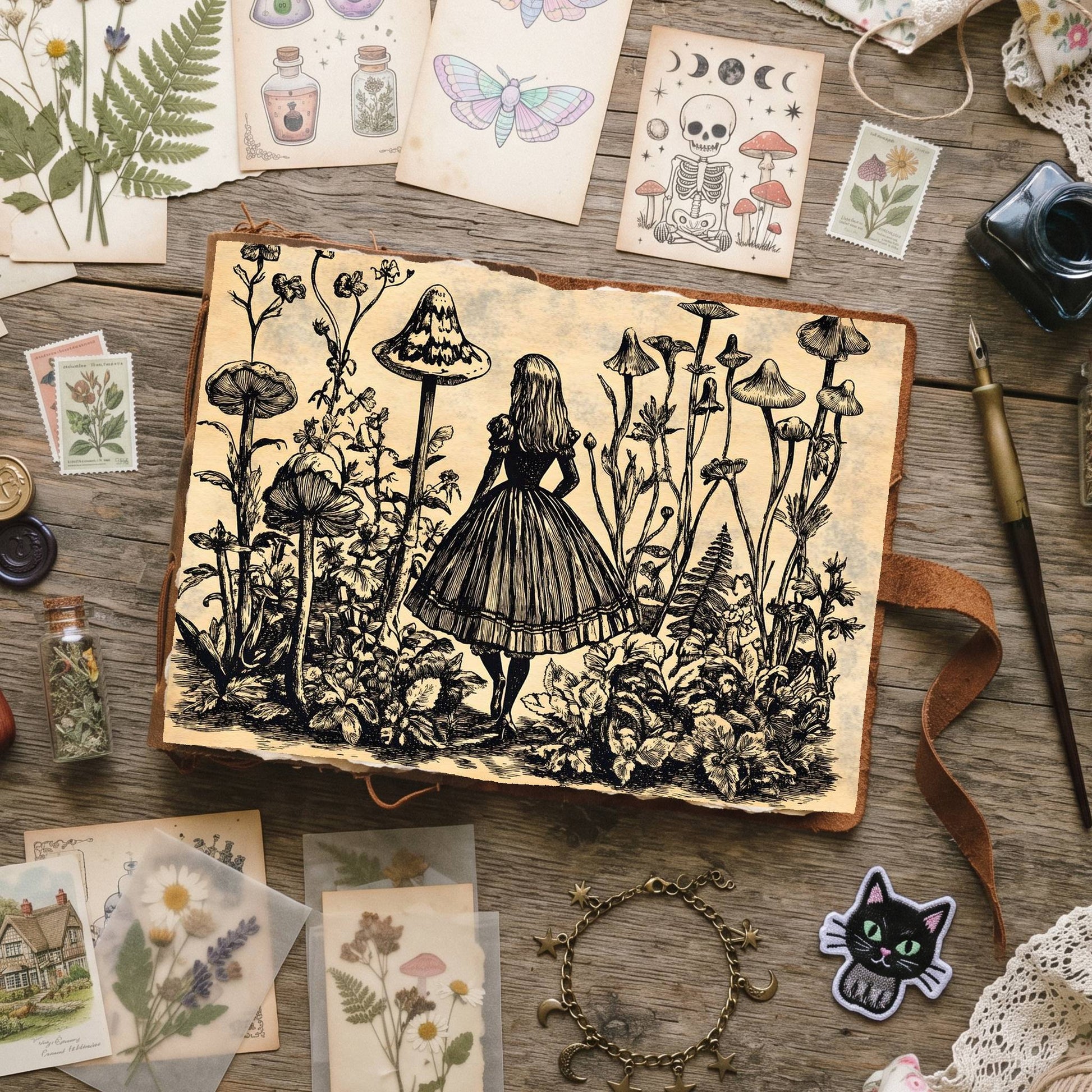 Alice In Wonderland Digital Papers