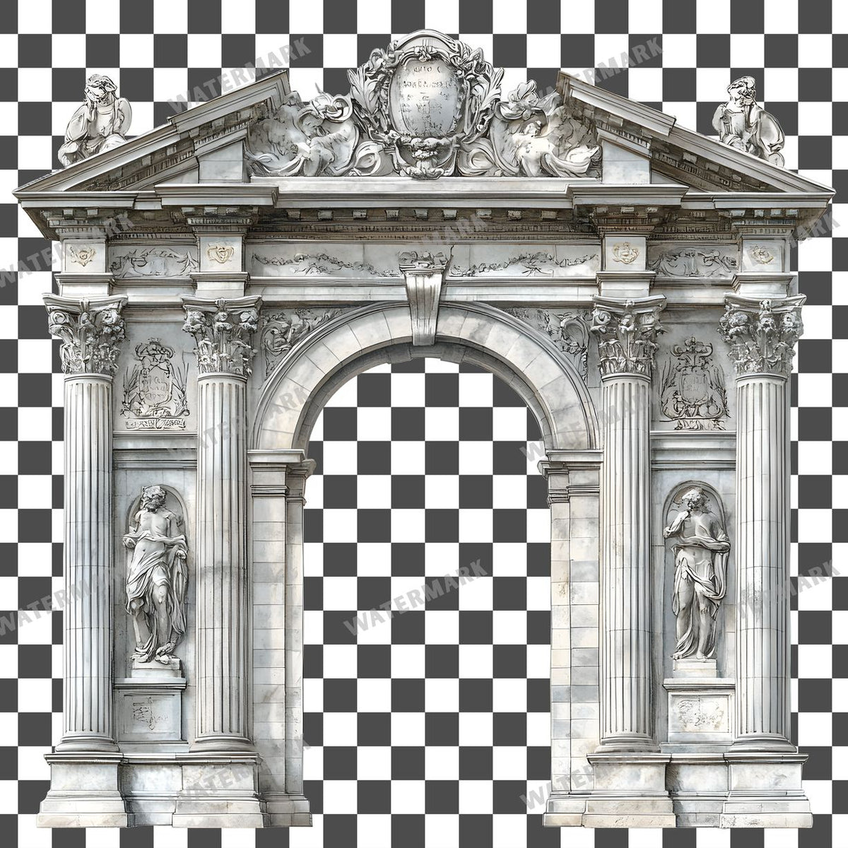 Archway Vintage Style Clipart Pngs
