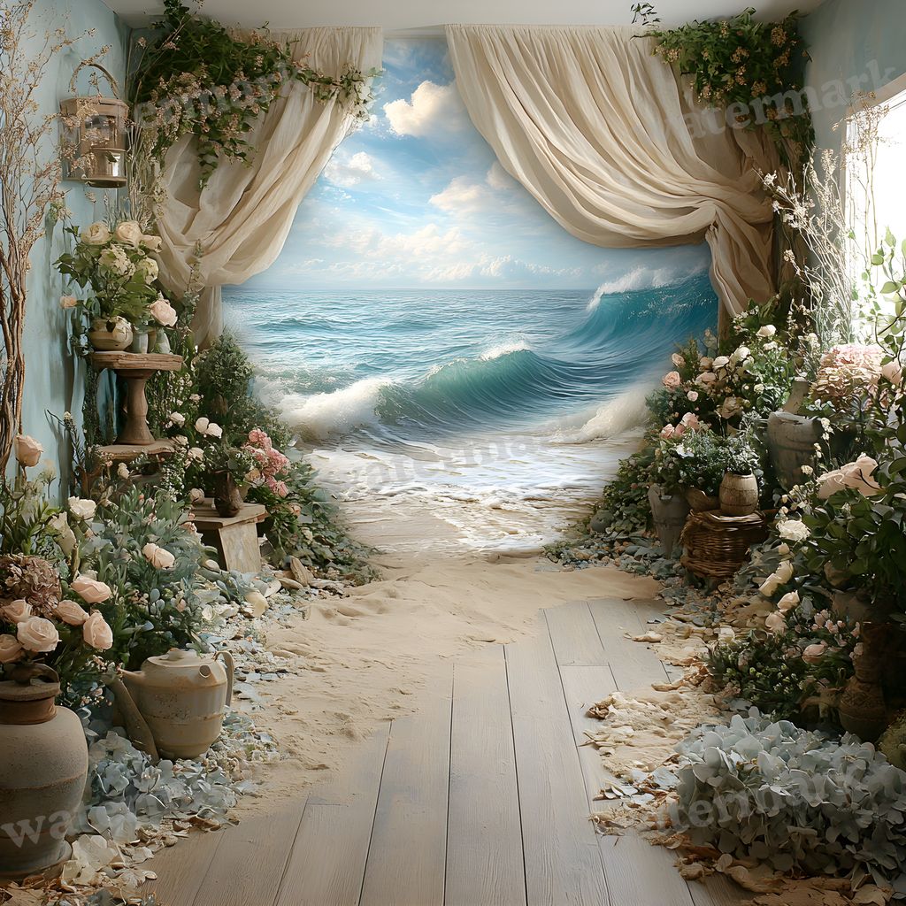 Bohemian Beach Backdrop Images