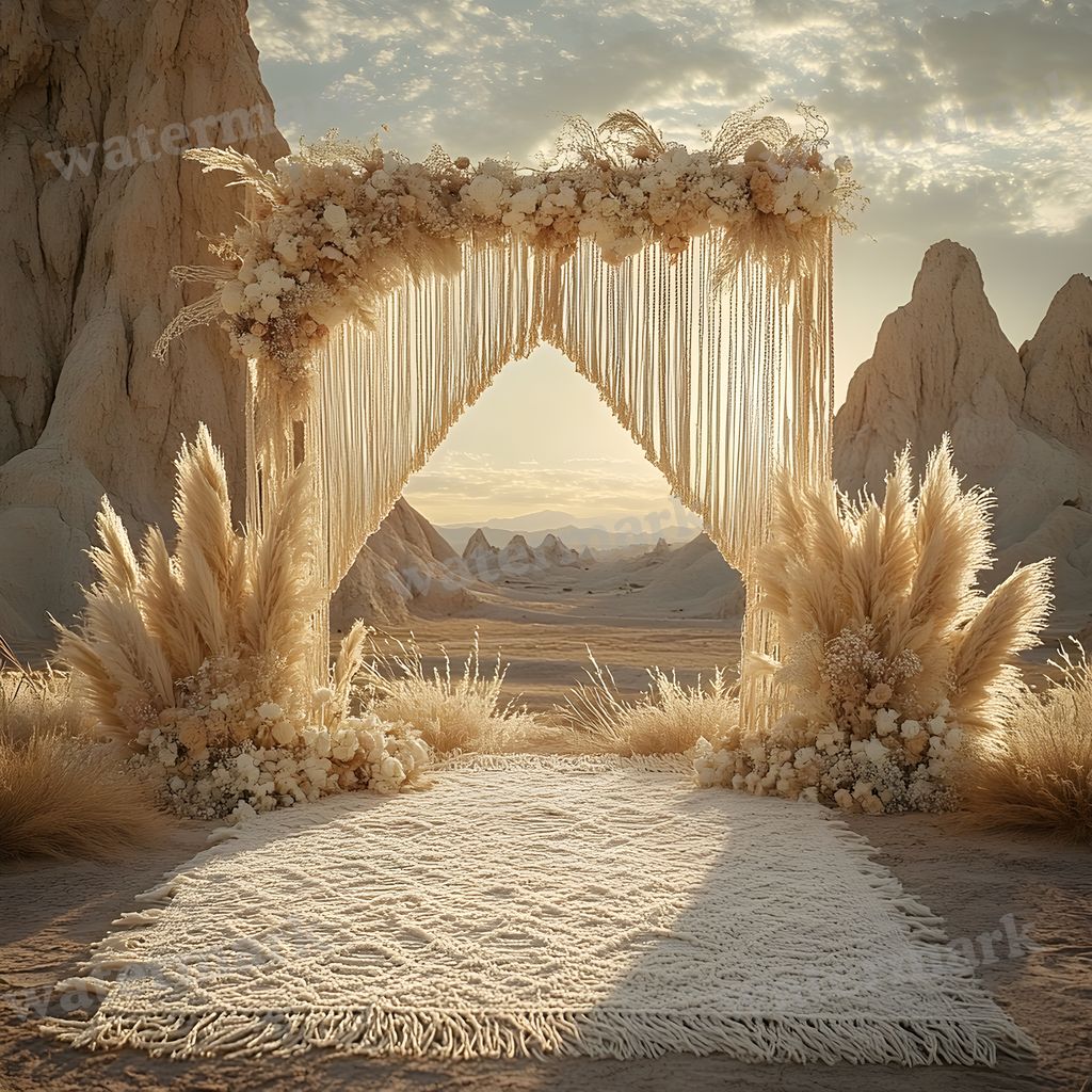 Bohemian Desert Backdrop Images