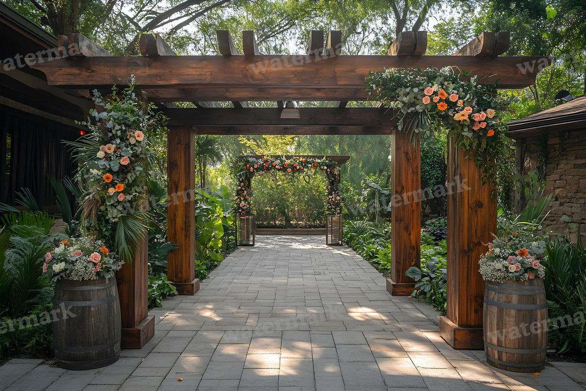 Botanical Wedding Backdrop Images