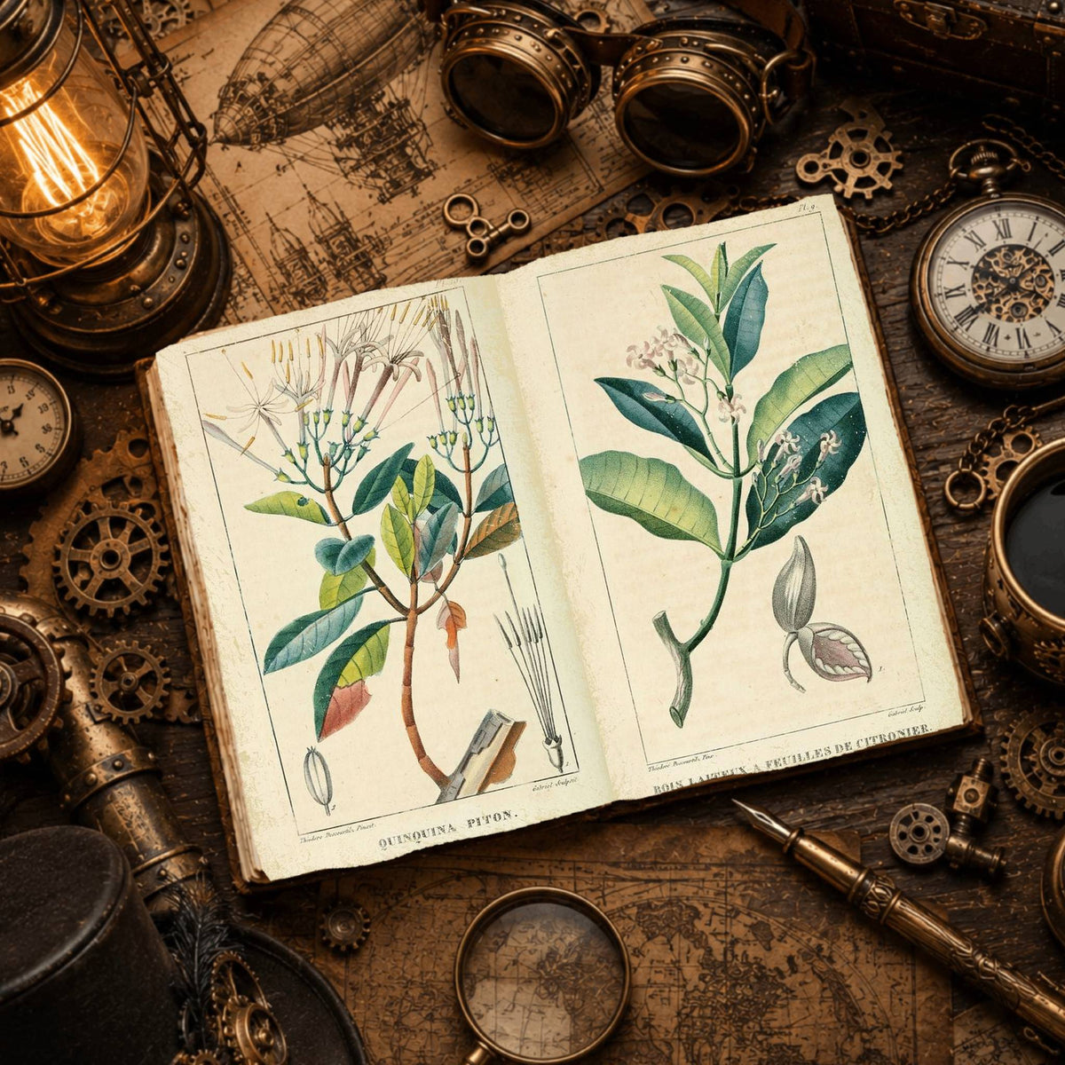 Botanical printable junk journal paper, page preview 16