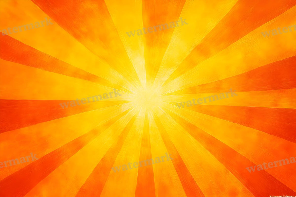 Bright Yellow Sunburst Backdrop Images