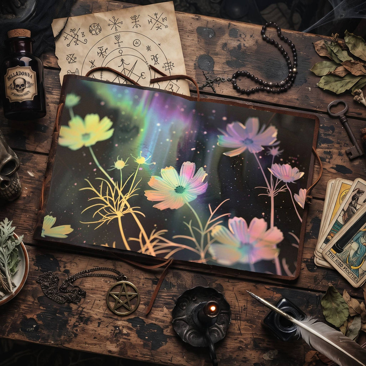 Celestial Wildflowers Digital Papers