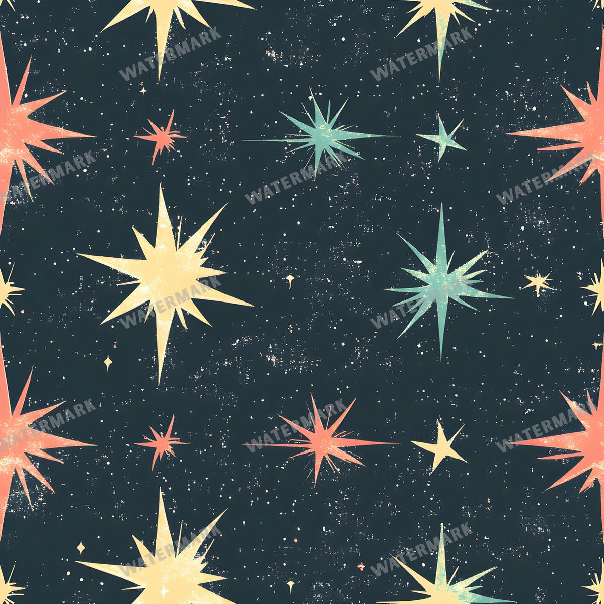 Celestial Seamless Pattern