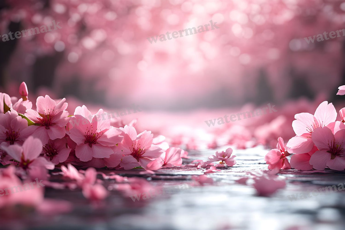 Cherry Blossom Serenity Backdrop Images