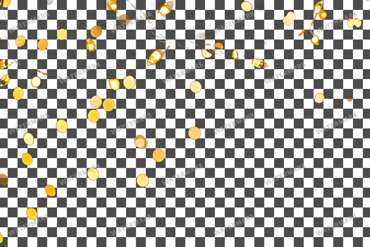 Christmas Lights Transparent Overlay Pngs