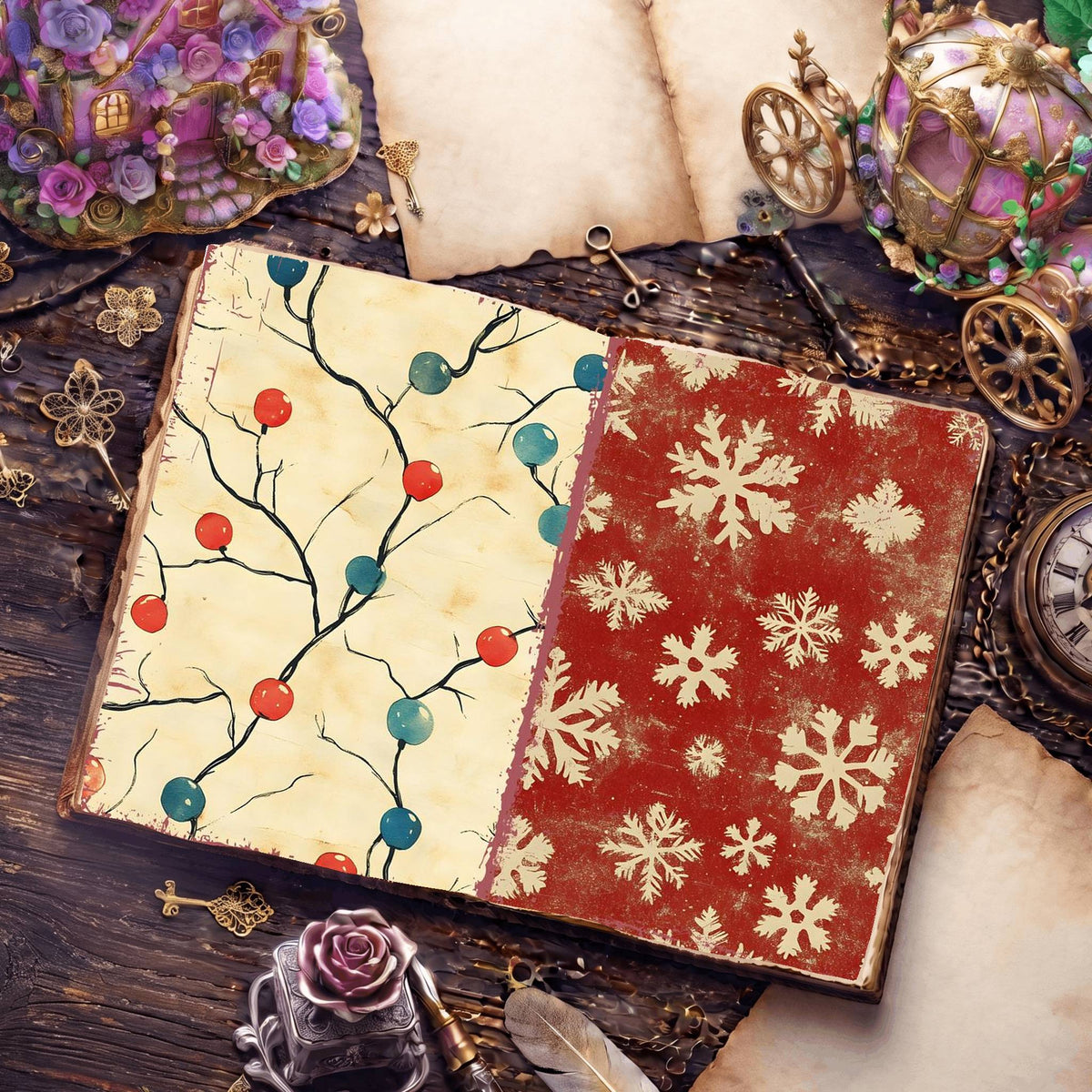 Christmas Digital Papers