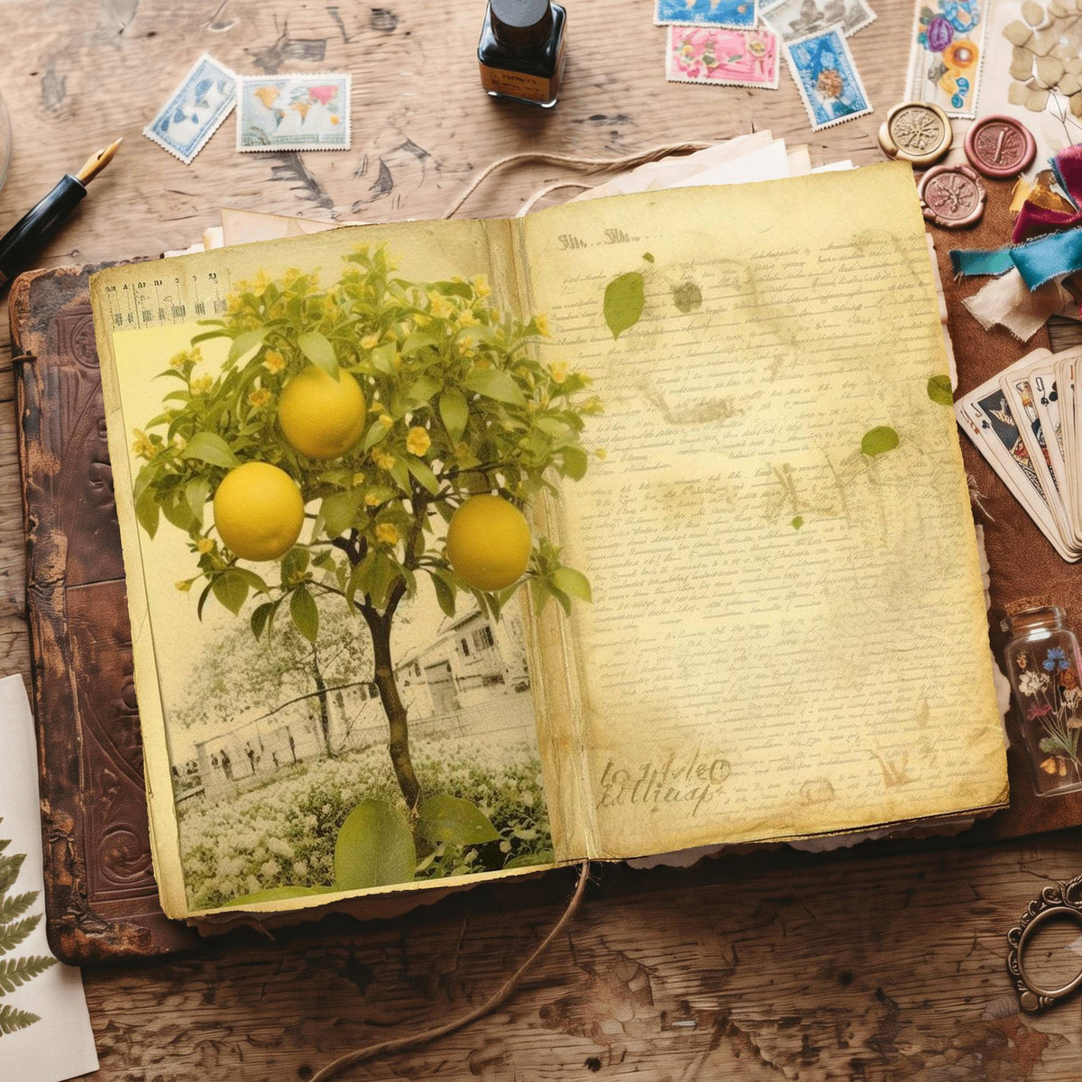 Citrus Fruit Digital Papers