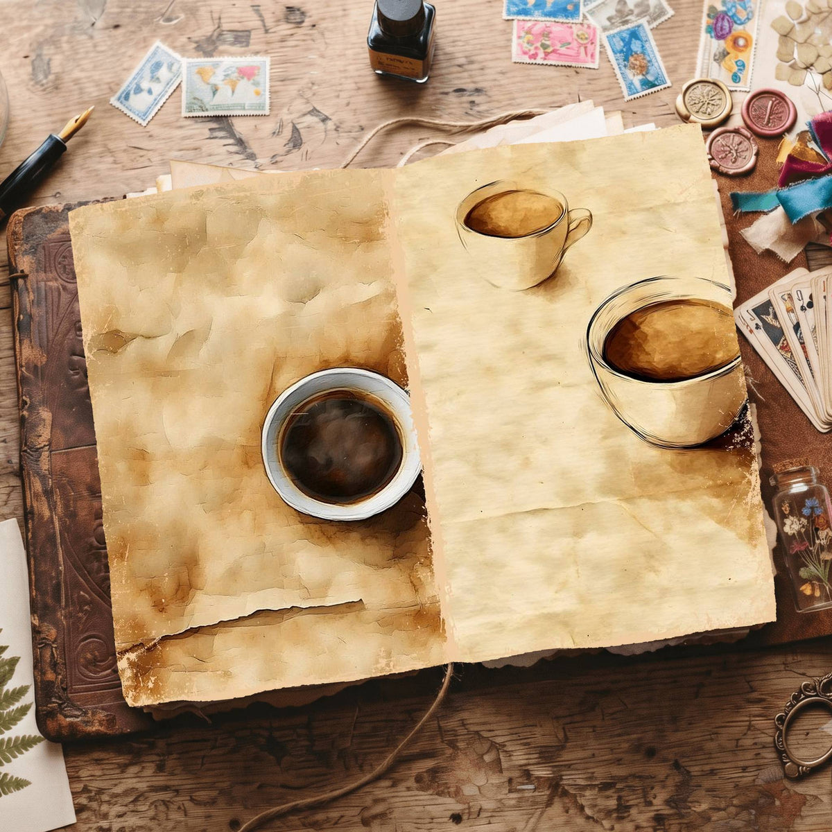Coffee Digital Papers