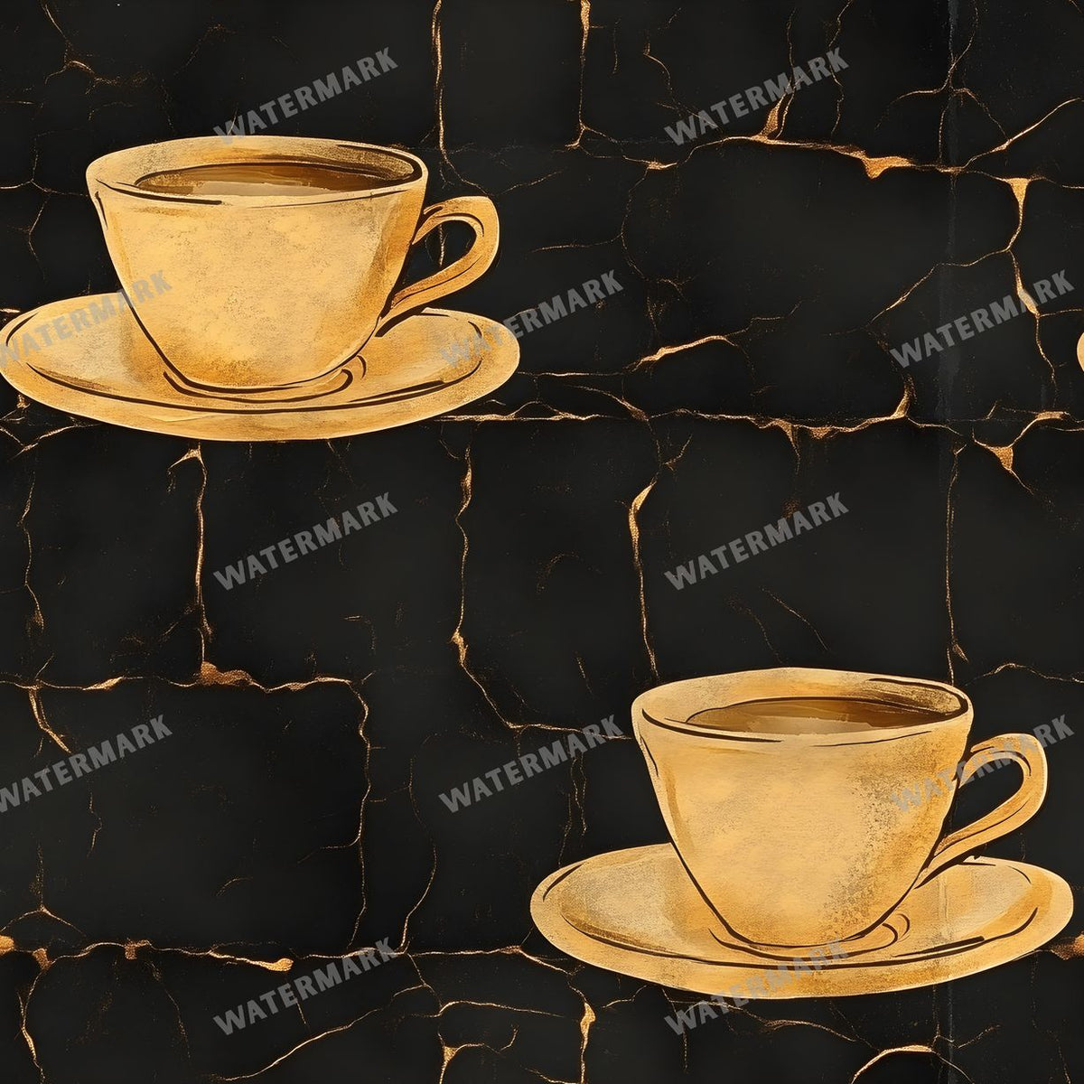Coffee seamless pattern digital paper, repeating design 16