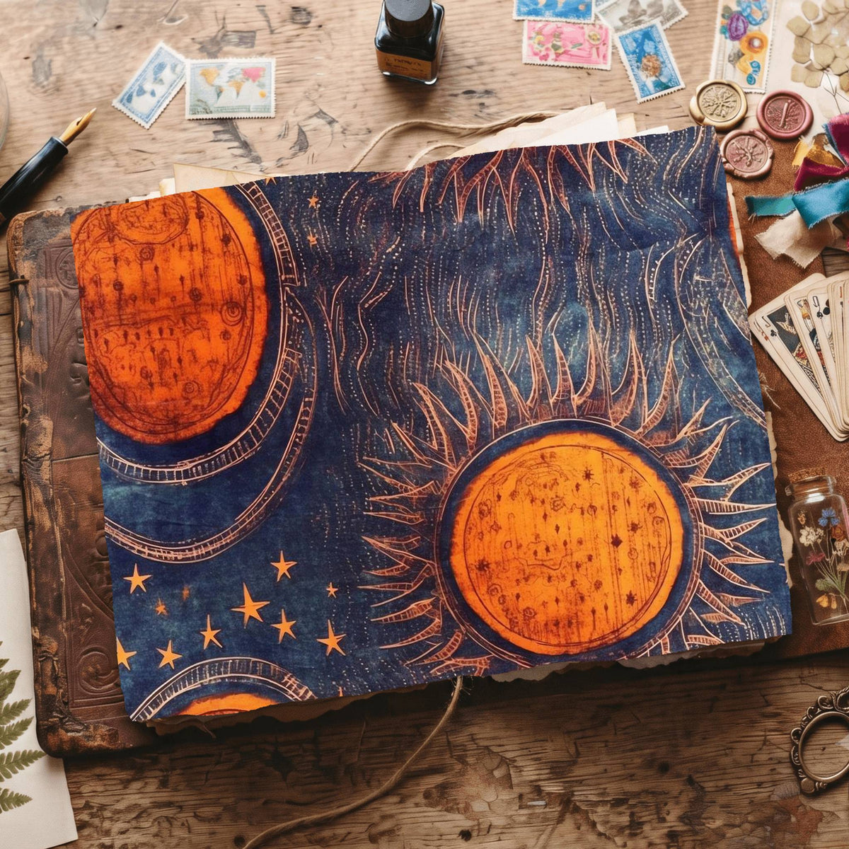 Copper Moon Digital Papers