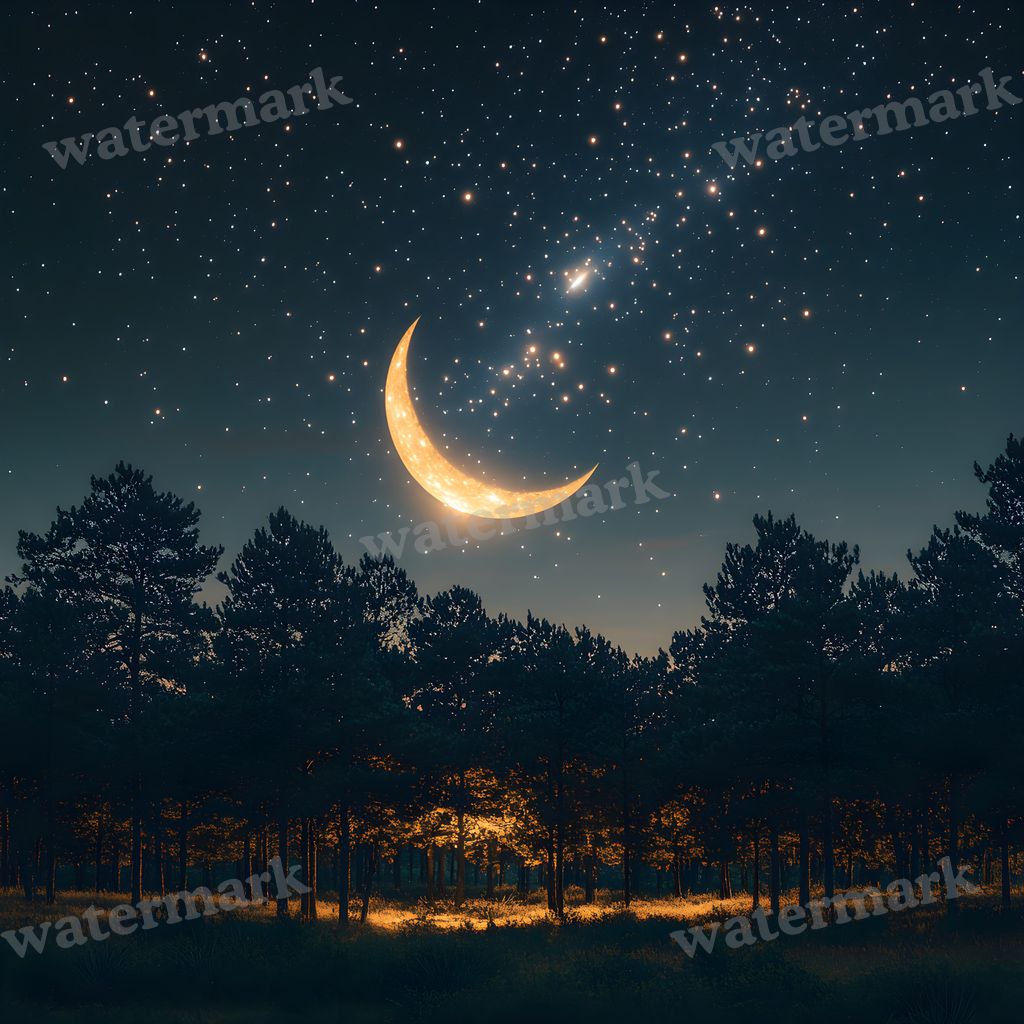 Crescent Moon Backdrop Images