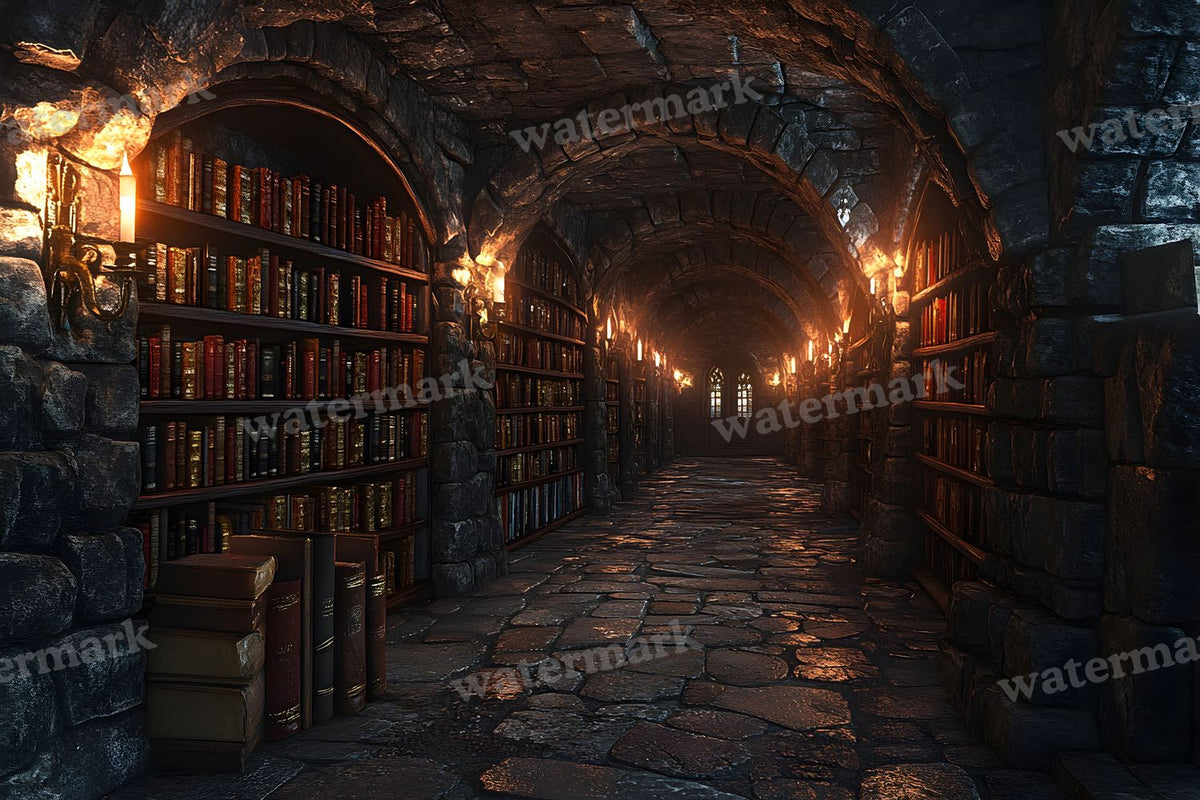 Dark Academia Study Backdrop Images